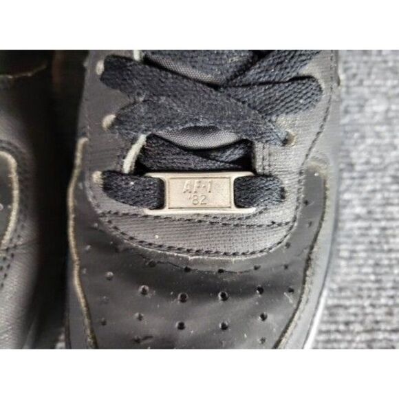 Nike Air Force 1 High Triple Black Sneakers Men Sz 9 315121-023 Leather Gym - Picture 4 of 9